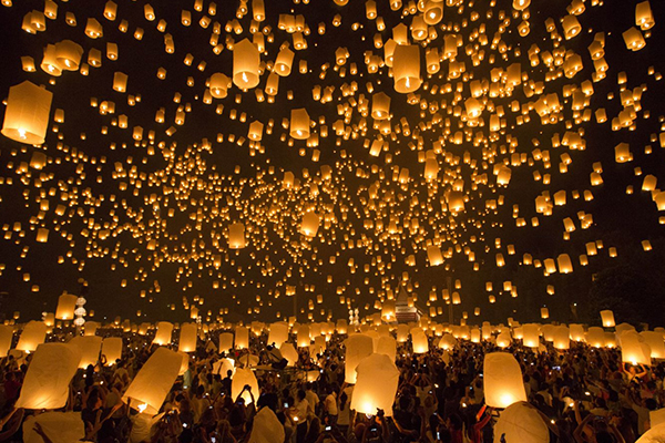 chinese lantern display